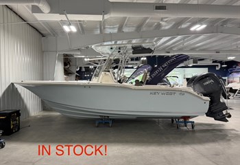 2026 Key West 244 Solid Ice Blue Boat